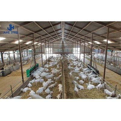 คุณภาพ  Prefabricated Steel Structure Livestock Shed Height 2-10 Meters For Pig Farm House โรงงาน