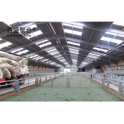 Prefab Steel Structure Sheep Shed Farm Building Design made of Q235 Low Carbon Steel สแตนเลสลอยคาร์บอน สแตนเลสลอยคาร์บอนสแตนเลส