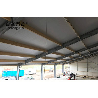 โครงสร้างเหล็กที่ได้รับการรับรองจาก ISO9001 2008/CE/BV สําหรับฟาร์มการเลี้ยงนกและแพะ