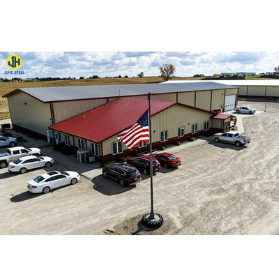 โครงการที่ออกแบบได้อย่างมีประสิทธิภาพ Prefab Storage โครงสร้างเหล็ก อาคารที่สามารถปรับแต่งได้อย่างรวดเร็ว สี