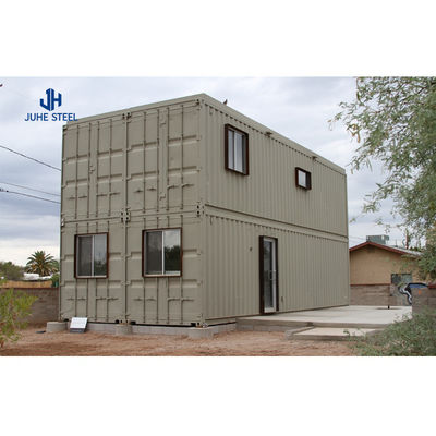 โรงแรม Flat Pack คอนเทนเนอร์ บ้าน Prefab 20ft โทรยนต์พับ