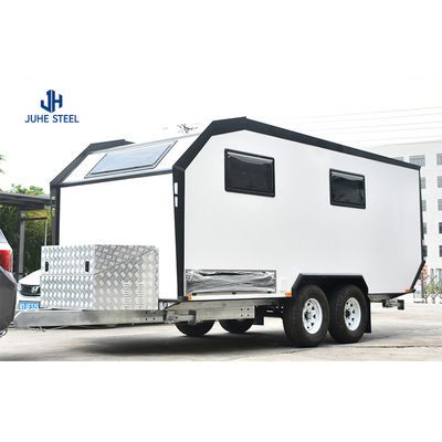 โรงแรม Flat Pack คอนเทนเนอร์ บ้าน Prefab 20ft โทรยนต์พับ