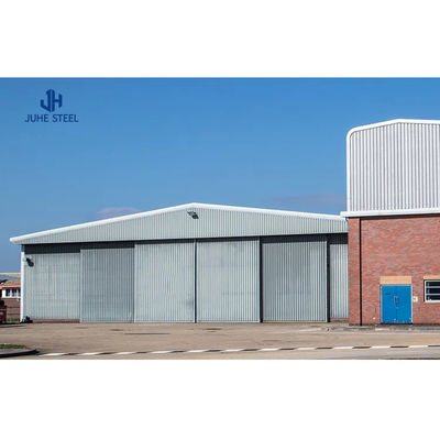 อาคาร Prefab การก่อสร้าง โครงสร้างเหล็ก โรงงานโกดัง โรงงาน Hangar Shed