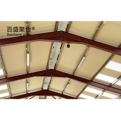 Q345 โครงสร้างเหล็ก อาคารโลหะ Prefab สําหรับการก่อสร้างฟาร์มแกะและแพะ
