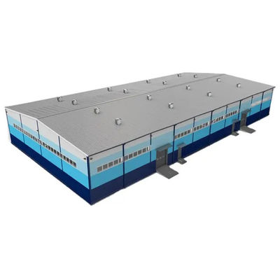 โครงสร้างสแตนเลส Prefab อาคารโรงงานสูงสําหรับ AiSi การแข่งขันมาตรฐาน
