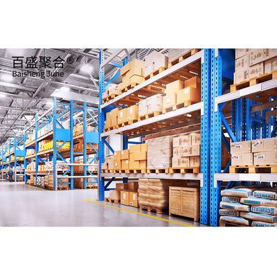 สแตนเลสเบา Q355 Q235 รางหลัก โกดังโลจิสติกส์แบบชุดพร้อมการประกอบง่าย