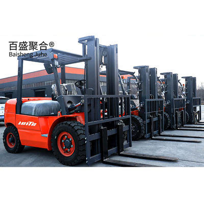 รถยกถนนนอกถนนประเภท Q235B Q355B สําหรับโกดังอุปกรณ์เก็บของภาระหนัก