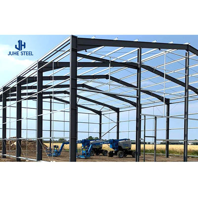 Apex Roof Prefab Metal Garden Shed สําหรับโครงสร้างสแตนเลสคาร์บอนต่ํา Q235B/Q345B