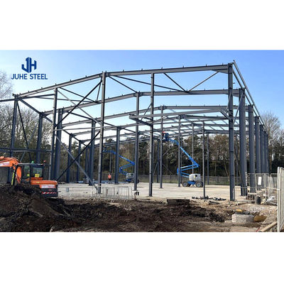 Apex Roof Prefab Metal Garden Shed สําหรับโครงสร้างสแตนเลสคาร์บอนต่ํา Q235B/Q345B
