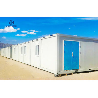 20 ฟุต บ้าน Pre Fab Homes บ้านคอนเทนเนอร์ขยายได้ พร้อมลักษณะการออกแบบที่สามารถปรับแต่งได้