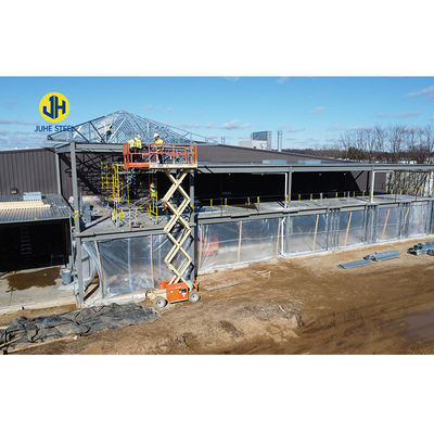 ราคาถูกและสามารถปรับแต่งได้ สร้างโครงสร้างสแตนเลส Prefab ง่ายสําหรับห้างสรรพการทางเศรษฐกิจ