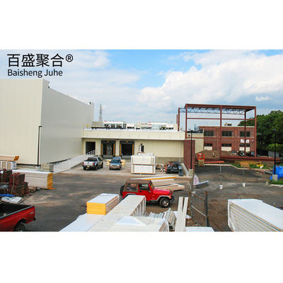 ห้องเก็บของเย็น Logistic Warehouse พร้อมโครงสร้างกรีดระยะยาวและการออกแบบ AutoCAD