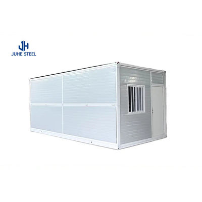 บ้านแบบโมดูล 20 ฟุต Prefab บ้านคอนเทนเนอร์แบบพับได้ที่สะสมได้