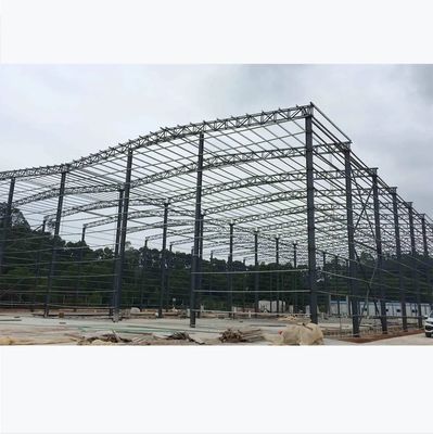 โครงสร้างสแตนเลส Prefab โกดังห้างสรรพสินค้า อาคารก่อสร้างด้วยการออกแบบการออกแบบ 3 มิติ