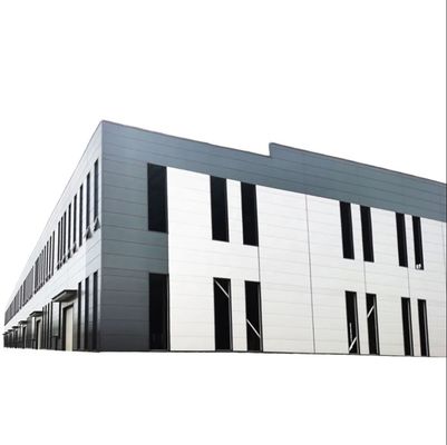 โครงสร้างสแตนเลส Prefab โกดังห้างสรรพสินค้า อาคารก่อสร้างด้วยการออกแบบการออกแบบ 3 มิติ