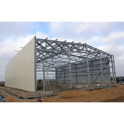 โครงสร้างสแตนเลส Prefab โกดังห้างสรรพสินค้า อาคารก่อสร้างด้วยการออกแบบการออกแบบ 3 มิติ