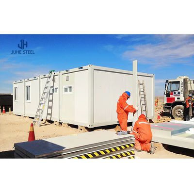 บ้าน Prefab แบบคอนเทนเนอร์แบบโมดูเลอร์ สะสมง่าย บ้านขยายได้ สําหรับทุกรูปแบบการออกแบบ