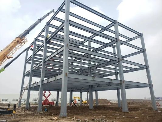 โครงสร้างสแตนเลสที่ผลิตโดยมืออาชีพ โกดังรวดเร็วประกอบแบบทันสมัย Prefab