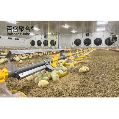 Hot Dip Galvanized โมเดิร์น ดีไซน์ ไก่ Coop สําหรับการเลี้ยงไก่ บ้านฟาร์ม โครงสร้างเหล็ก