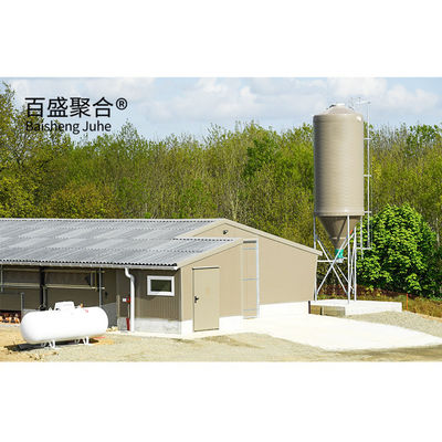 Hot Dip Galvanized โมเดิร์น ดีไซน์ ไก่ Coop สําหรับการเลี้ยงไก่ บ้านฟาร์ม โครงสร้างเหล็ก