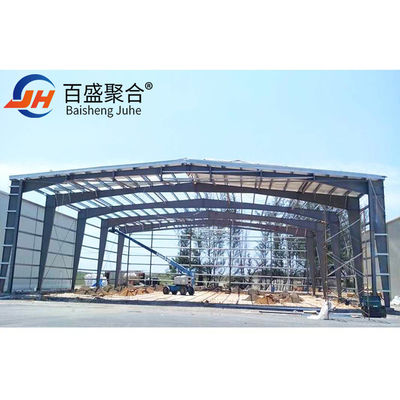 ISO9001 2008/CE/BV รับรองโครงสร้างเหล็ก Hangar สําหรับเครื่องบินพาณิชย์และเอกชน