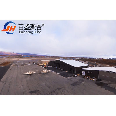ISO9001 2008/CE/BV รับรองโครงสร้างเหล็ก Hangar สําหรับเครื่องบินพาณิชย์และเอกชน