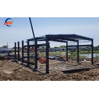 สะพานโครงสร้างเหล็กขนาดเบาสําหรับการประมวลผลการเชื่อม Warehouse ก่อนวิศวกรรม