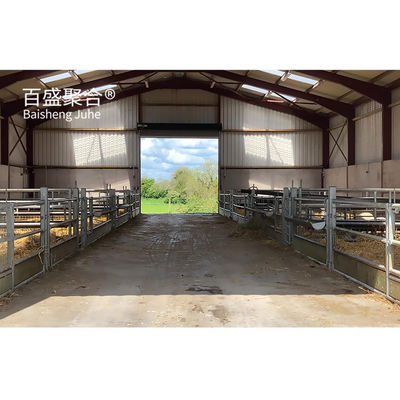 สามารถปรับปรุง C.Z Shape Steel Channel Purlin Sheep Shed บ้านสําหรับการจัดการสัตว์เลี้ยง