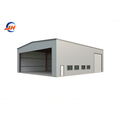 240x250 ขนาด Welding Processing Service Hangar for Private Aircraft Steel Structure ทําจากเหล็ก