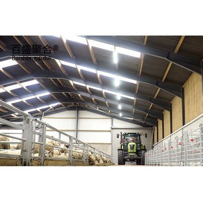 โลหะฟาร์มชุดโครงสร้างเหล็ก บ้านแกะ Prefabricated กับ PKPM การออกแบบการออกแบบ
