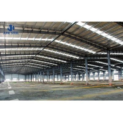 ASTM Standard Q235B/Q345B Light Gauge Building Steel Frame Storage Prefab Building อาคารที่สร้างขึ้นก่อน