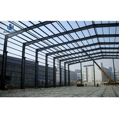 ASTM Standard Q235B/Q345B Light Gauge Building Steel Frame Storage Prefab Building อาคารที่สร้างขึ้นก่อน