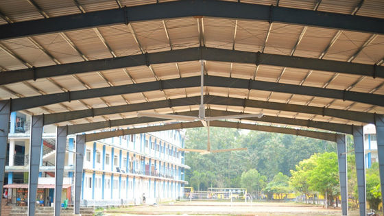 อายุความเหนื่อยล้ายาว อาคารเหล็ก Prefab Ktits โรงเก็บของ โรงงานโครงสร้างเหล็ก