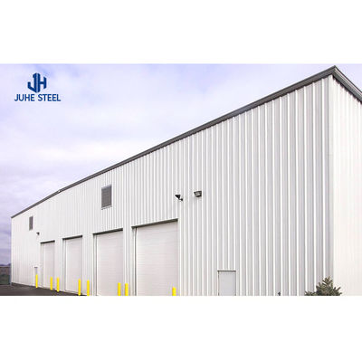 ASTM Standard Painted Finish Prefab Steel Structure Warehouse สําหรับอุตสาหกรรมและการขาย