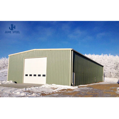ASTM Standard Painted Finish Prefab Steel Structure Warehouse สําหรับอุตสาหกรรมและการขาย