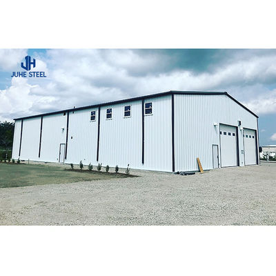 ASTM Standard Painted Finish Prefab Steel Structure Warehouse สําหรับอุตสาหกรรมและการขาย