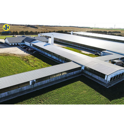 Q355B โครงสร้างกรอบโลหะสําหรับพื้นที่ขนาดใหญ่ โครงสร้างเหล็ก ความต้องการการแปรรูปโรงงาน