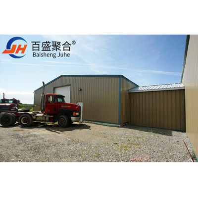 โรงงานอาคาร Prefab ที่กําหนดเอง พร้อมกรอบโครงสร้างเหล็กเบาและการออกแบบตามต้องการ