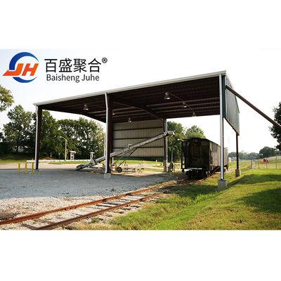 โรงงานอาคาร Prefab ที่กําหนดเอง พร้อมกรอบโครงสร้างเหล็กเบาและการออกแบบตามต้องการ