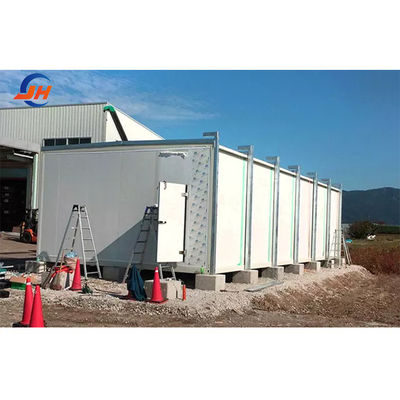 โรงงานโครงสร้างสแตนเลส Prefab House ผลิตจากสแตนเลส AiSi Q235B / Q345B สแตนเลสคาร์บอนต่ํา