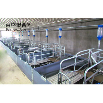 ASTM Standard Customized Commercial Pig House ด้วยประตูม้วนและโครงสร้างเหล็ก Prefab