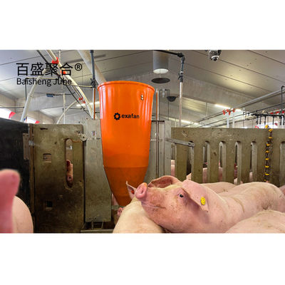 โครงสร้างเหล็กระยะยาว โรงเลี้ยงหมูสําหรับการเกษตร โครงการก่อสร้างบ้านหมู
