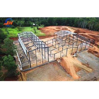ตลาดต่างประเทศ โรงงานงานโครงสร้างเหล็ก Prefab กับ C.Z Shape Steel Channel Purlin