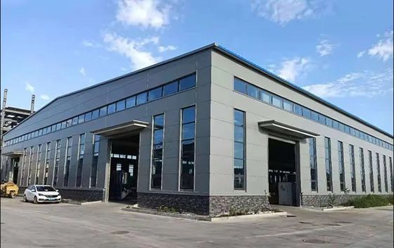 โครงสร้างสแตนเลส Prefab โกดัง วัสดุก่อสร้างสําหรับการค้าและการเกษตร