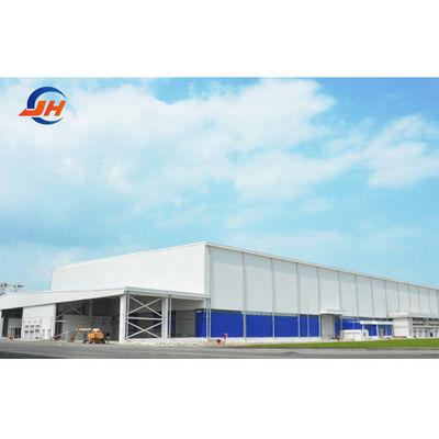 อาคารโลหะแบบแข็งแบบ H-shape Steel Beam Pre-Engineered สําหรับโรงงาน / โกดัง / สะพาน
