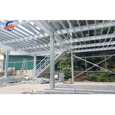 Q235B/Q345B อาคารโครงสร้างสแตนเลสที่มีคาร์บอนต่ํา Prefab สแตนเลสสําหรับโกดังโรงนา