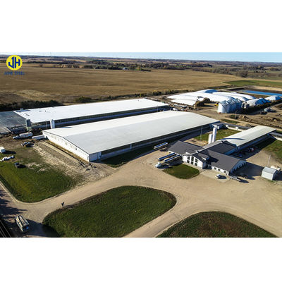 Customized Prefab Modular Warehouse Building Featuring Q235/Q345B Grade Steel Workshop อาคารที่ใช้งานในโรงงานเหล็ก