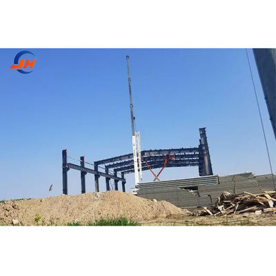 Q235B/Q345B อาคารโครงสร้างสแตนเลสที่มีคาร์บอนต่ํา Prefab สแตนเลสสําหรับโกดังโรงนา