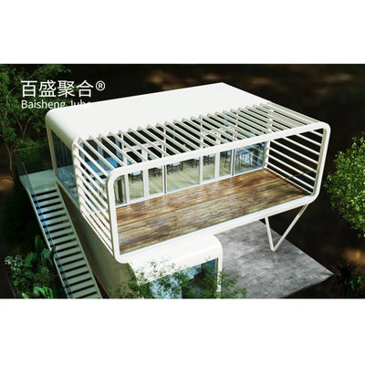 20ft 40ft Prefab Modular Houses บ้านคอนเทนเนอร์วิลล่า บ้านสําหรับสํานักงานหรือโป๊ดบ้านพกพา