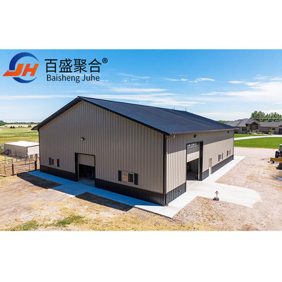 กรอบพื้นที่ที่สามารถปรับแต่งได้ โกดังเก็บของ โกดังแข็ง H-Shaped Steel Beam Main Frame